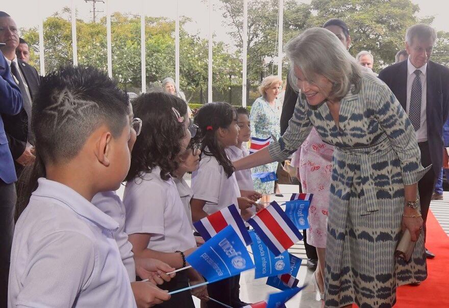 Reina de Bélgica está en Costa Rica