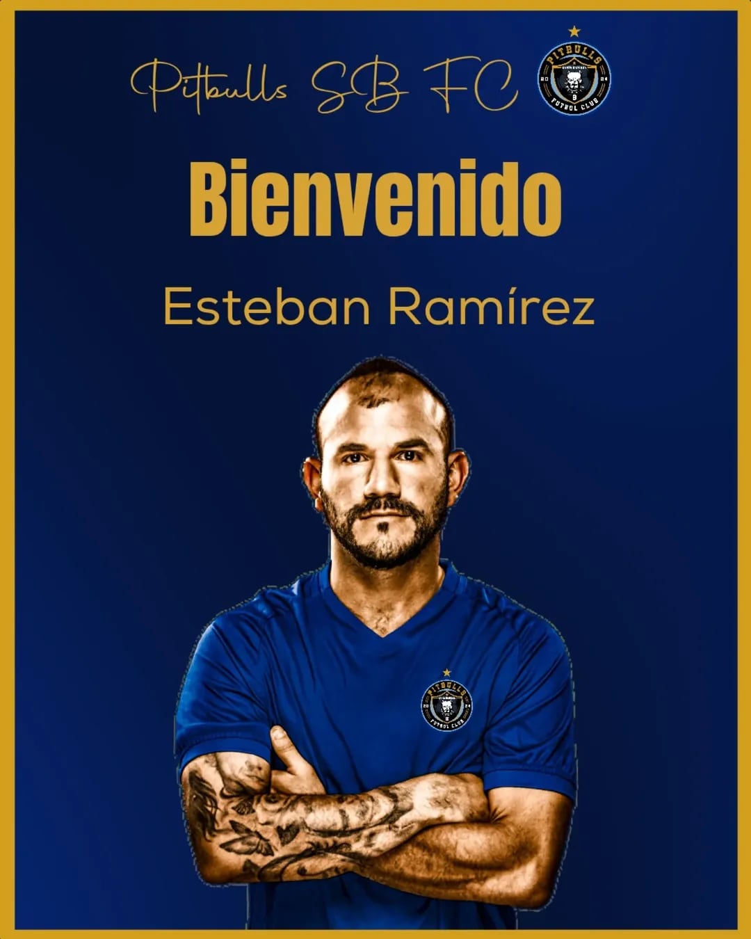 Esteban Ramírez, nuevo jugador del Pitbulls FC.