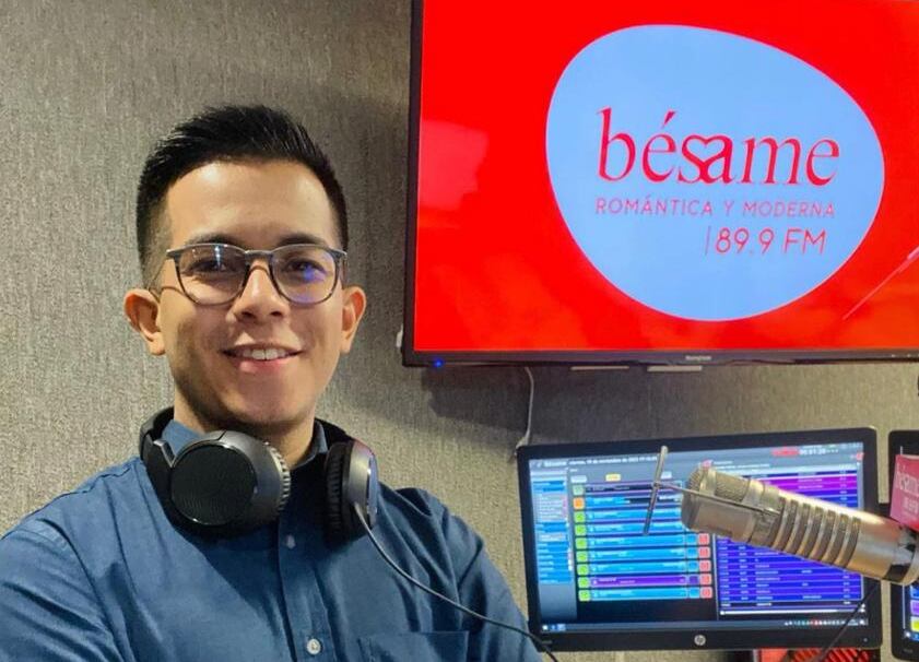 Locutor Joseph Calderón, de radio Bésame y Zeta F.M.