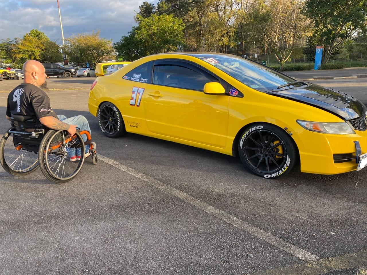 Javier Aguilar, Honda Civic 2009, hand controls, chuzo de la semana