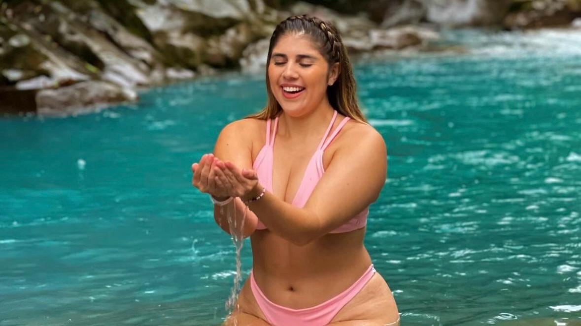 Katherine González no dudó en tomarse buenas fotografías. Foto: Instagram