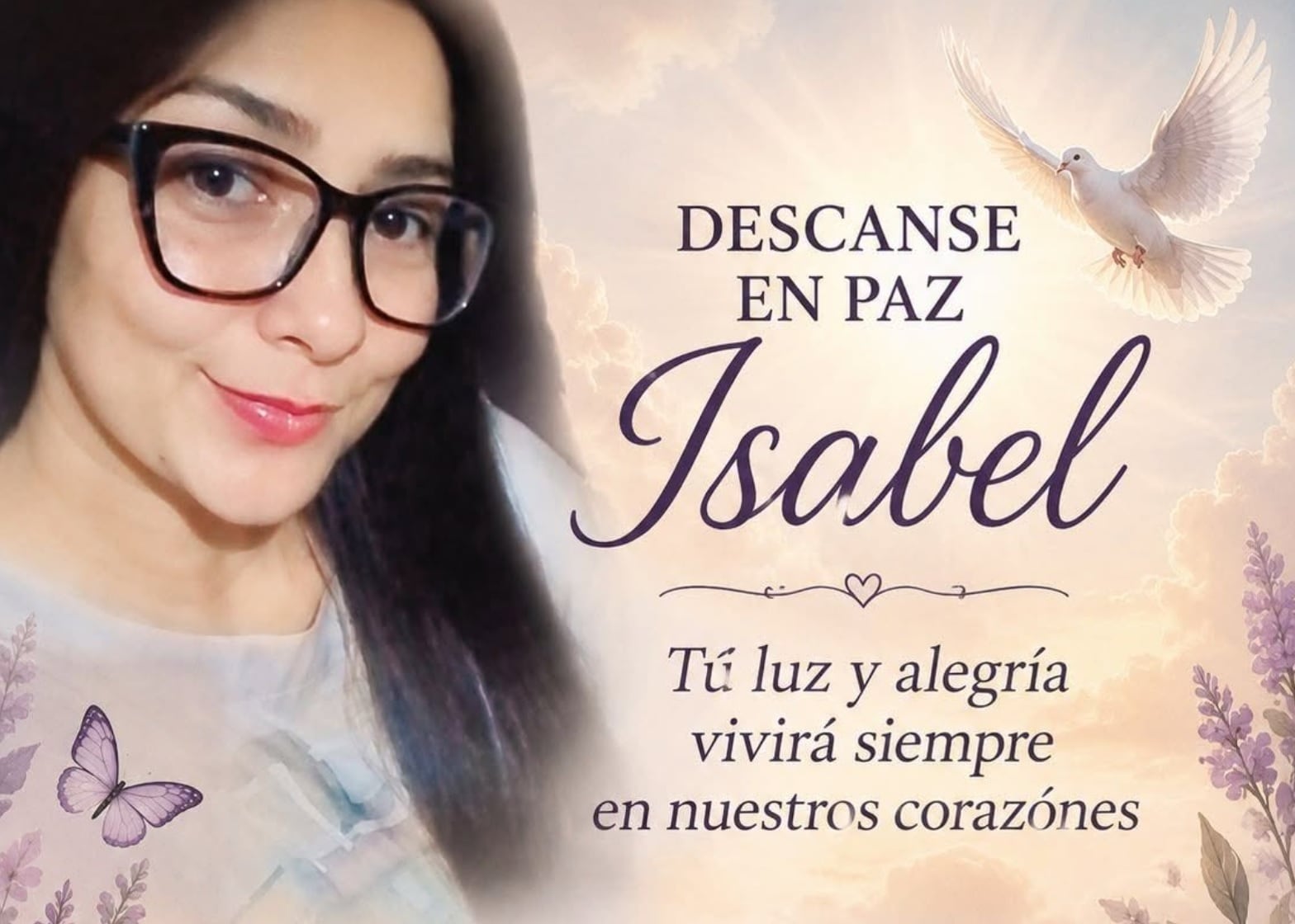 Isabel fue asesinada de múltiples puñaladas. Foto Facebook.