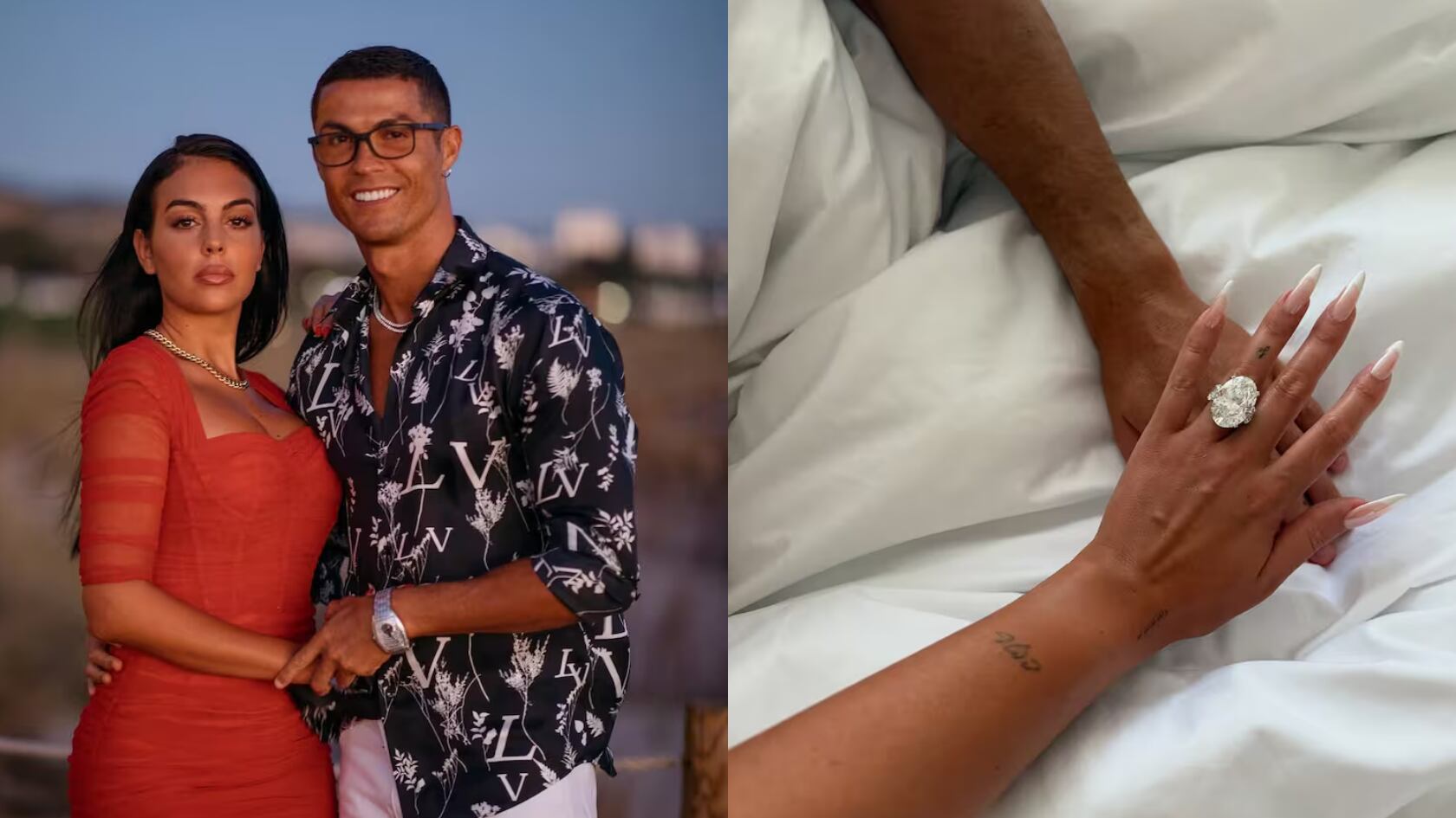 Cristiano Ronaldo y Georgina Rodríguez anunciaron su compromiso tras nueve años juntos.