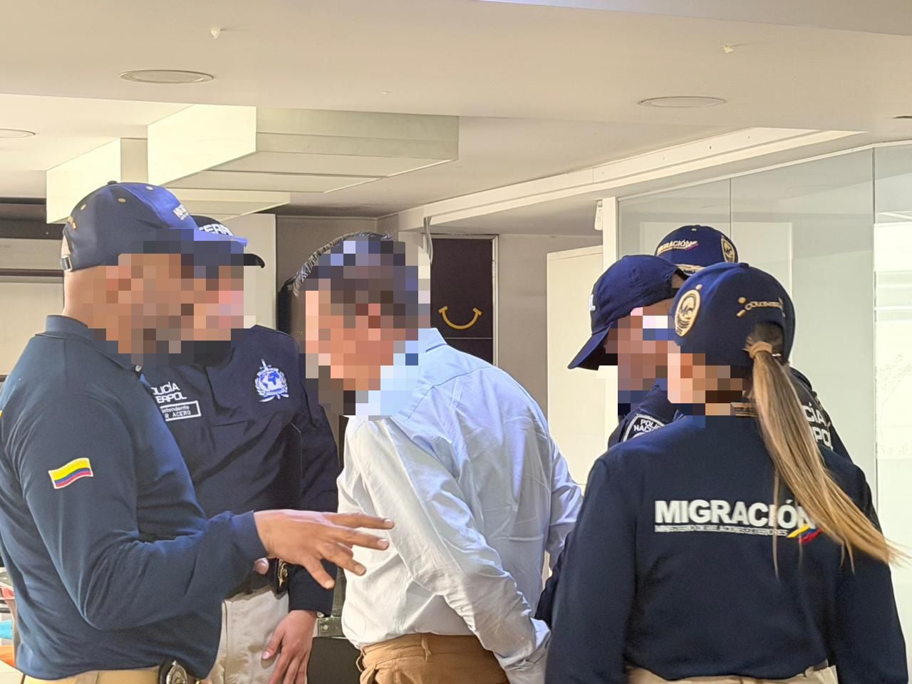 El costarricense fue detenido en Bogotá, Colombia. Foto OIJ.