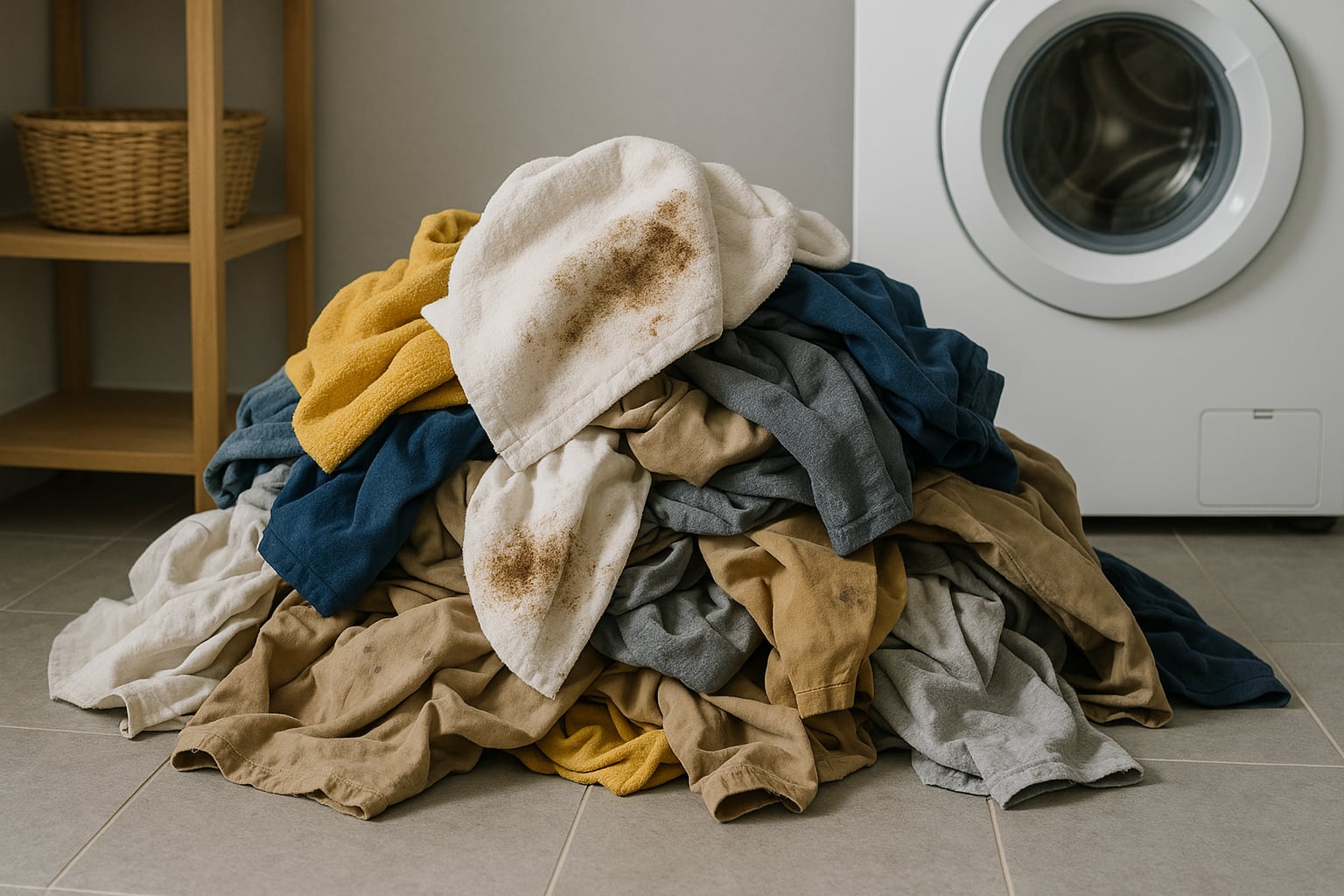 Lavadoras inteligentes, ropa sucia