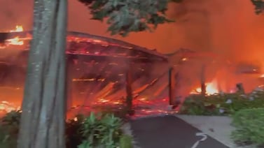 El horror tras un chillido: salón de eventos amaneció en llamas en Goicoechea