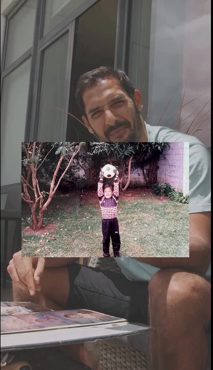 Celso Borges, de niño era portero