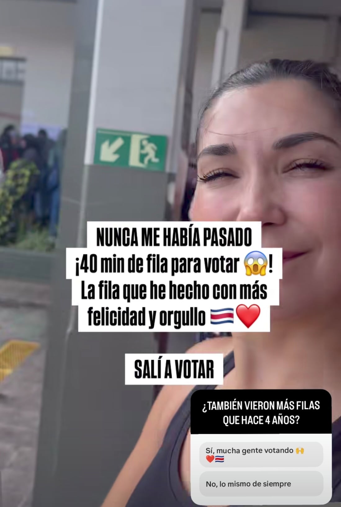 Parte de los famositicos que acudieron al llamado de salir a votar en estas Elecciones 2026.