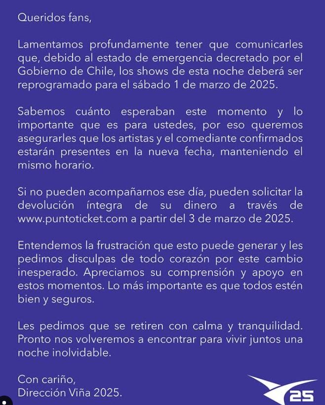 Festival Viña del Mar 2025