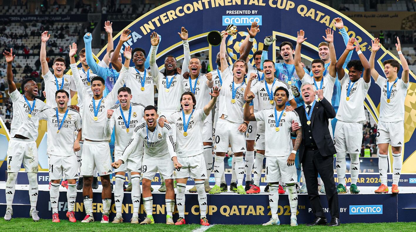 El Real Madrid goleó al Pachuca de México y se dejó la Copa Intercontinental. Captura de pantalla.