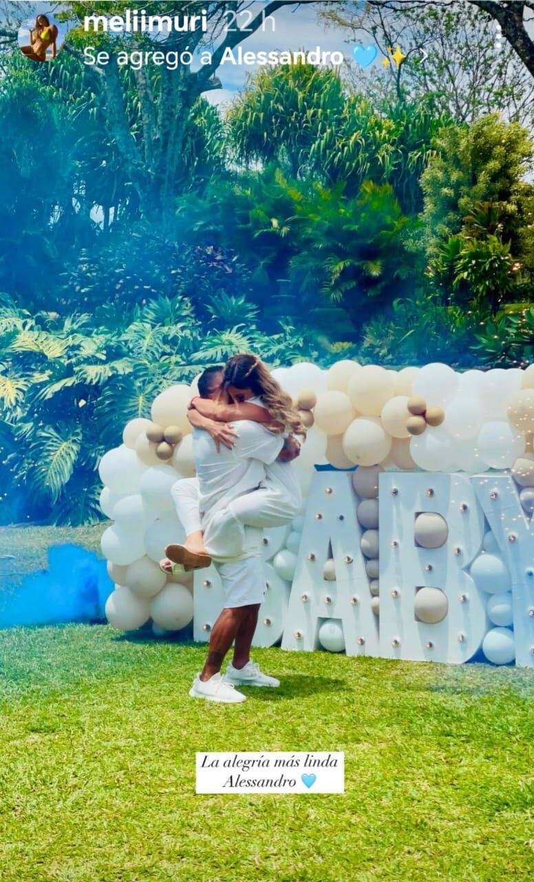 Allan Alemán y su novia Melissa Murillo serán papás de un niño.