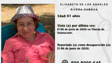 OIJ busca a mujer de 61 años desaparecida en Tilarán
