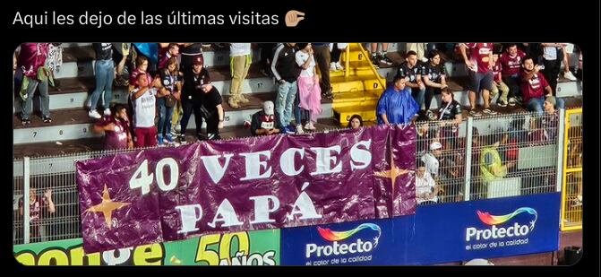Aficionados de Saprissa hicieron fiesta en una publicación de Alajuelense previo al clásico. Captura de pantalla.