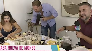 Mauricio Hoffmann se jaló la primera gran torta en la casa de Montserrat del Castillo