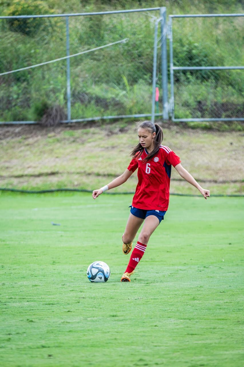 Fabiana Sanabria, jugadora de Saprissa. Cortesía.