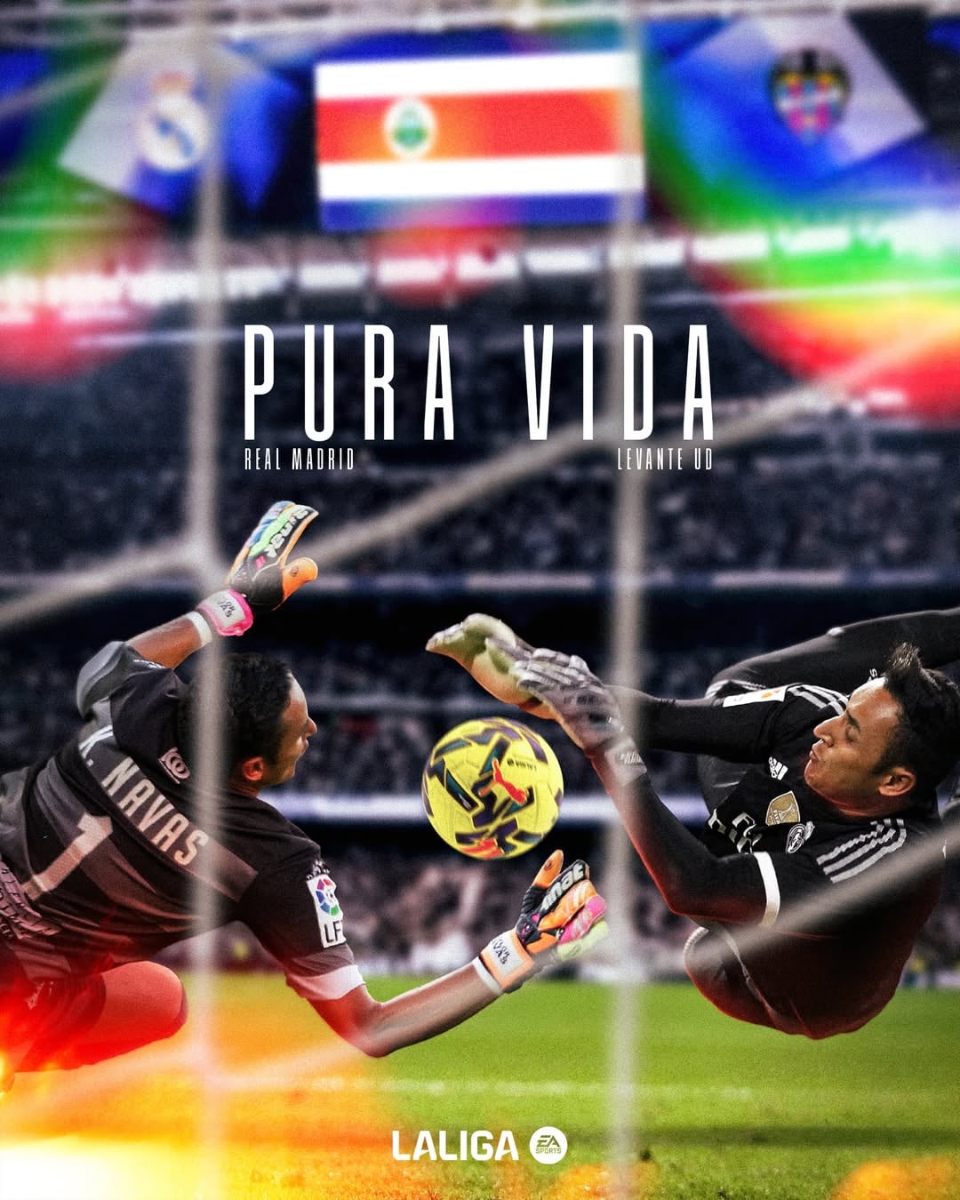 Keylor Navas fue recordado por La Liga durante el partido entre Real Madrid y Levante.