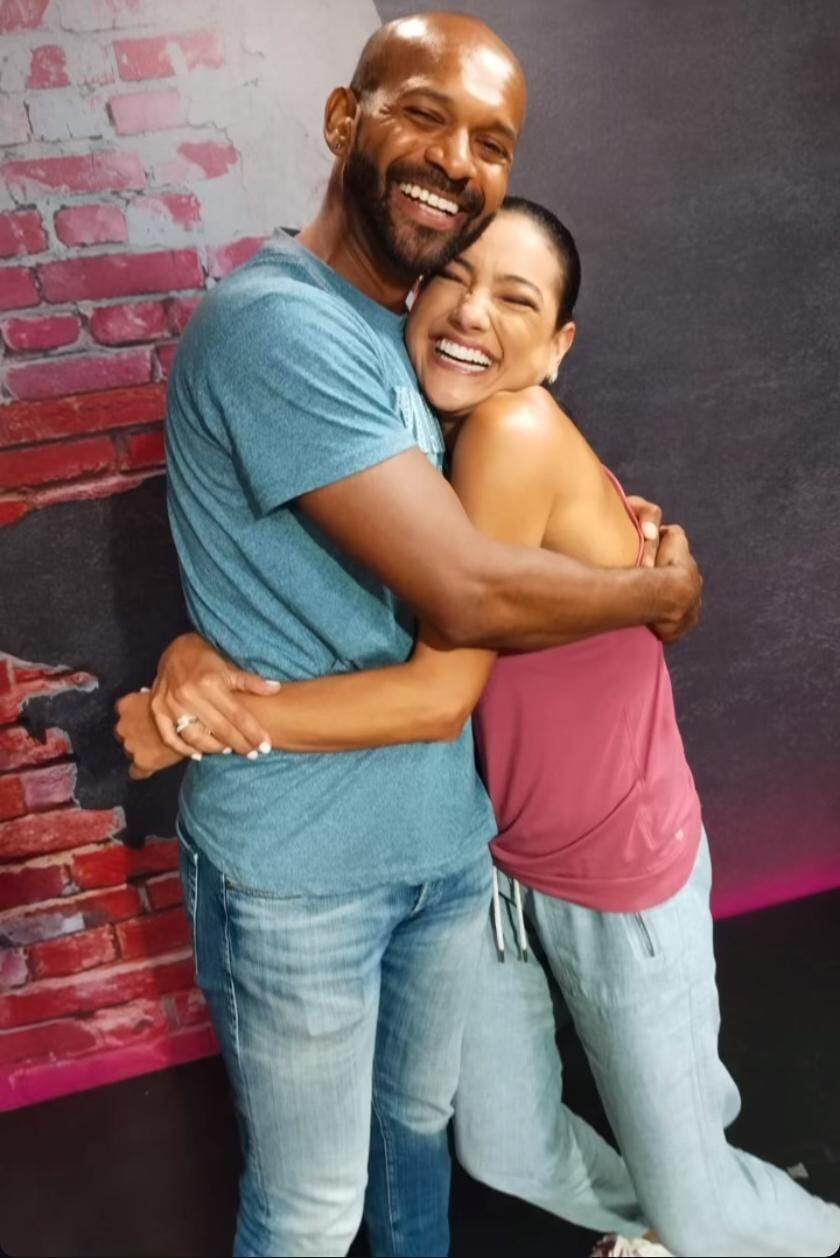 Nancy Dobles fue la más feliz al reencontrarse con Diego Torres