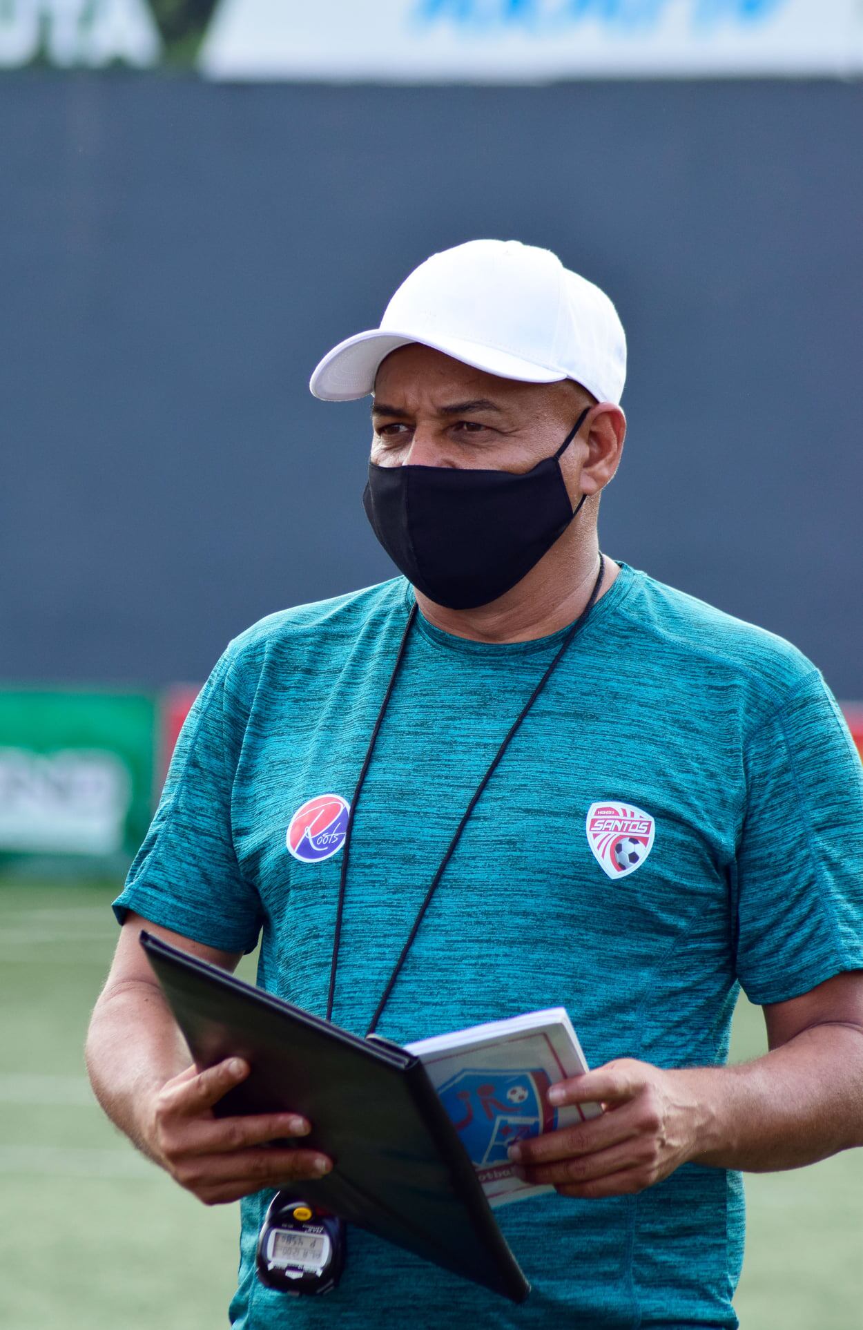 Érick Rodríguez, técnico del Santos de Guápiles