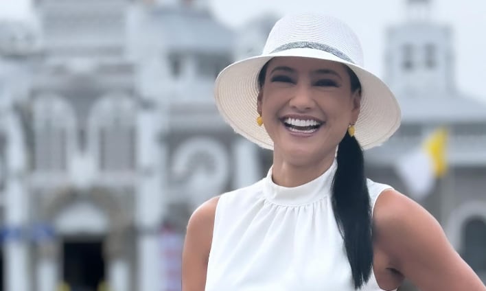 Nancy Dobles, presentadora de canal 7, Teletica.