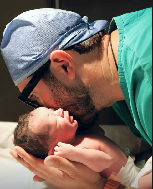 Omar Cascante y su hijo Santiago