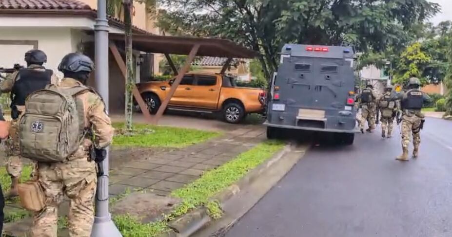 El OIJ ejecutó 20 allanamientos simultáneos en diversas partes del país.