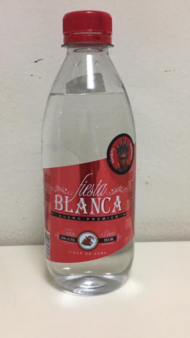 Guaro Fiesta Blanca. Foto MInisterio de Salud.