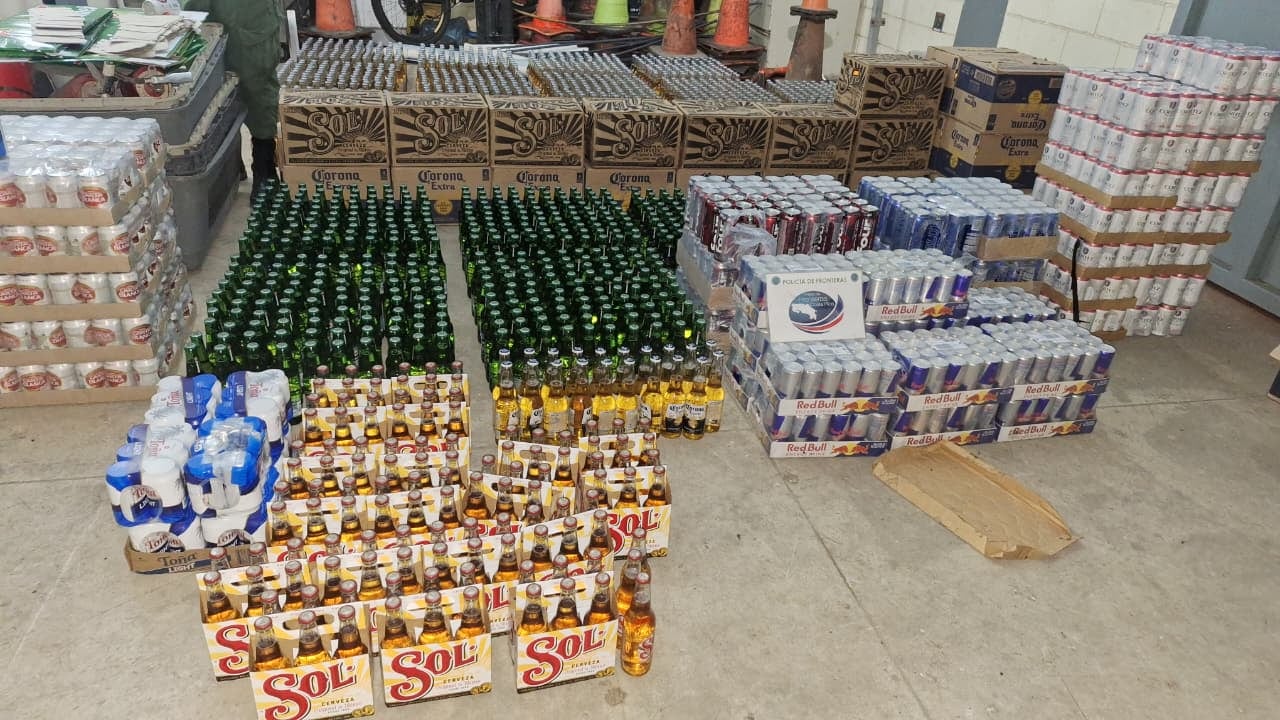 Decomiso de licores en las fronteras