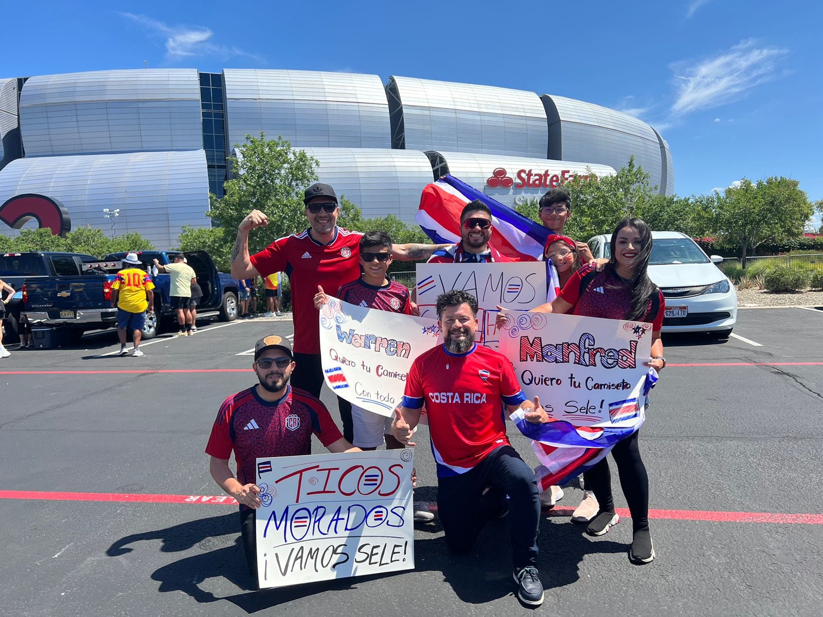 Ambiente Costa Rica - Colombia, copa América