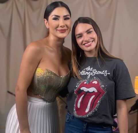 Montserrat del Castillo y Johanna Villalobos