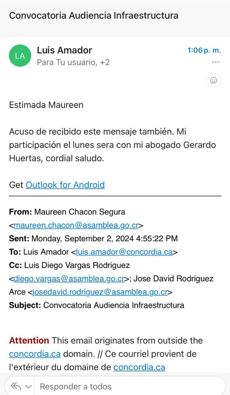 Luis Amador había confirmado que iría a comparecencia y ahora dice que no