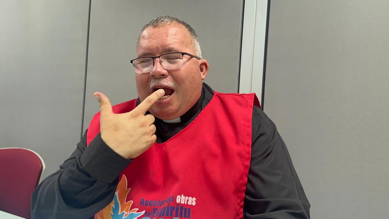 Padre Sergio Valverde. Foto La Teja.