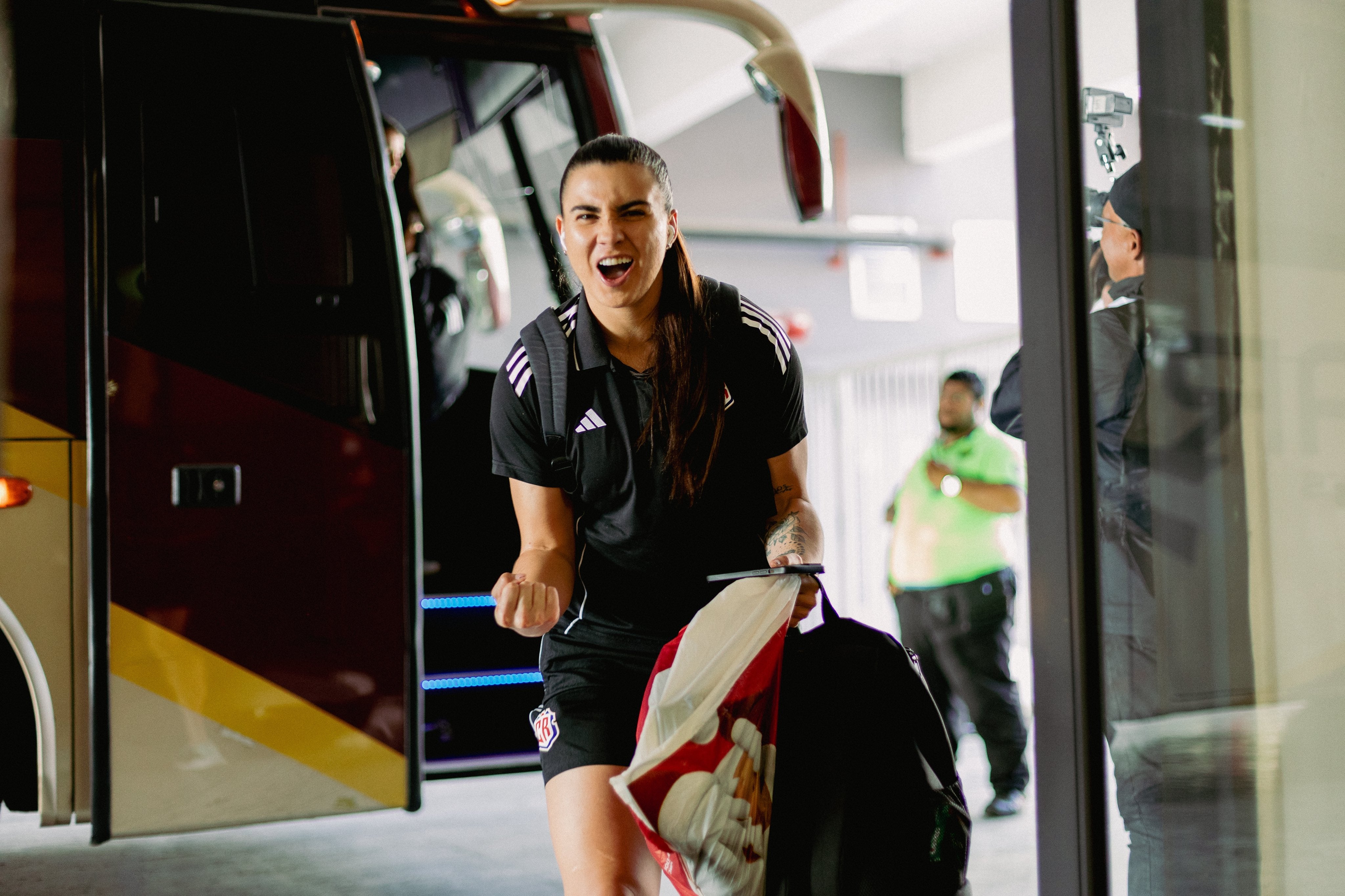 Daniela Solera es figura en el partido entre la Selección Femenina de Costa Rica y Guatemala.