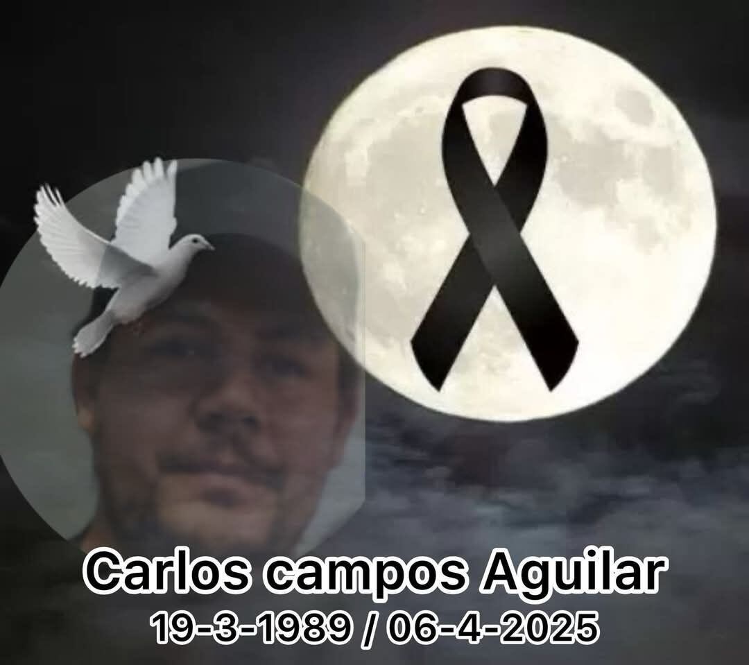 Carlos Campos murió en el trágico accidente. Foto Concejo Municipal de Tucurrique.