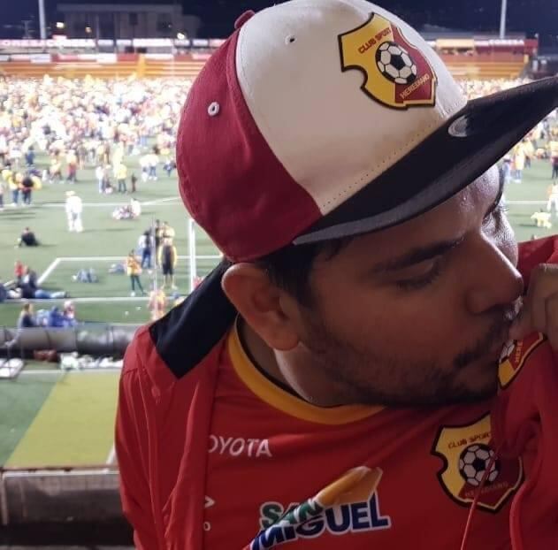 Marlon Hernández, aficionado al Herediano
