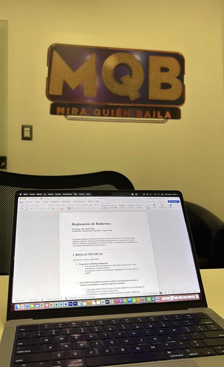 Teletica le marca la cancha a bailarines de Mira quién baila con este reglamento