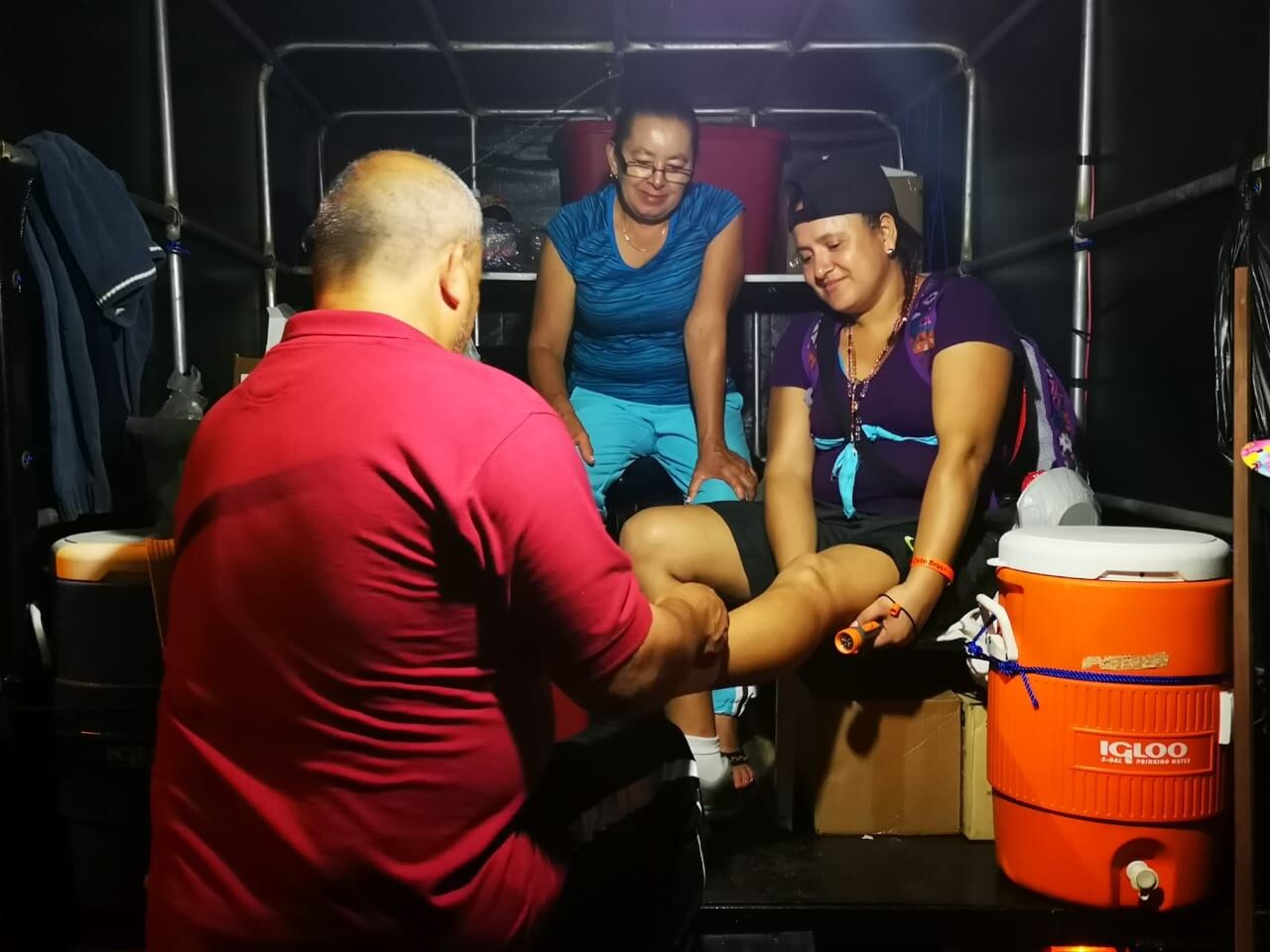 Romeros de Coto Brus caminan 240 kilómetros hasta donde La Negrita.