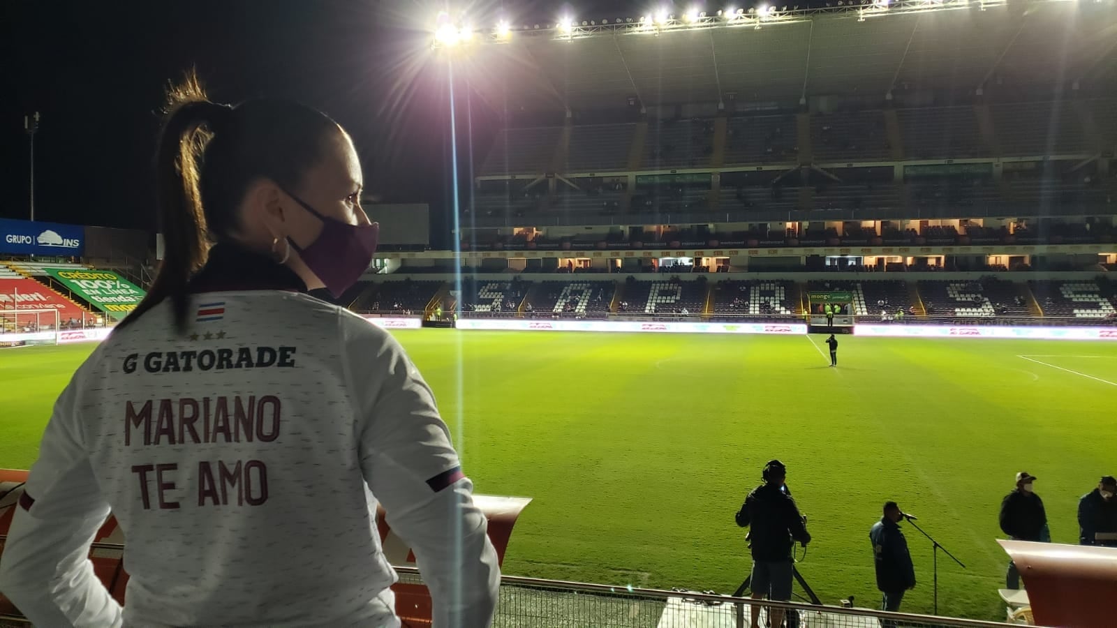 Brenda Castro, aficionada saprissista. Cortesía.