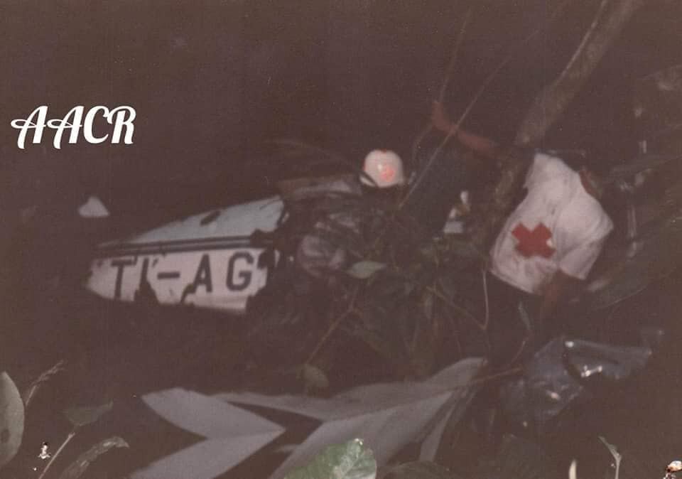 Francisco Eduarte González, de 29 años, falleció en un accidente aéreo junto al estudiante de aviación Roberto Ernesto Soto Campos, de 17 años, en la Fila Matama en Limón. Foto: Tomadas de Accidentes Aéreos Costa Rica