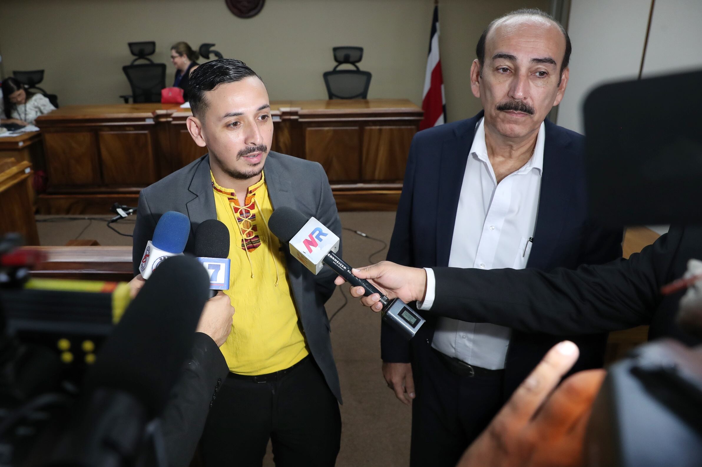 04/06/2024/ juicio contra Álvaro Ariel Morales Salazar, hombre sospechoso de amenazar de muerte a los diputados Francisco Nicolás y Ariel Robles / foto John Durán