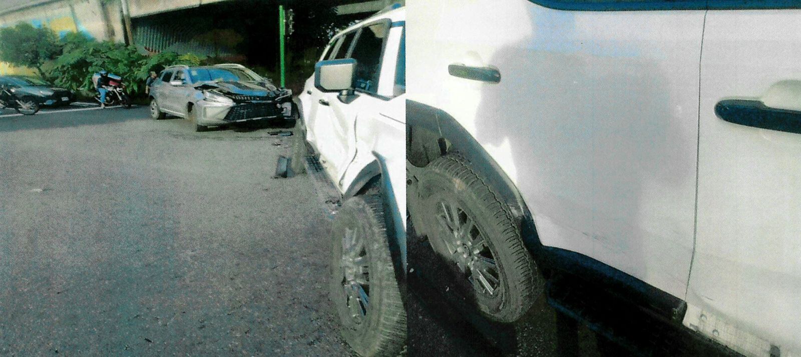 Así quedó el lujoso carro del AyA tras un accidente que ocurrió el 30 de setiembre.
