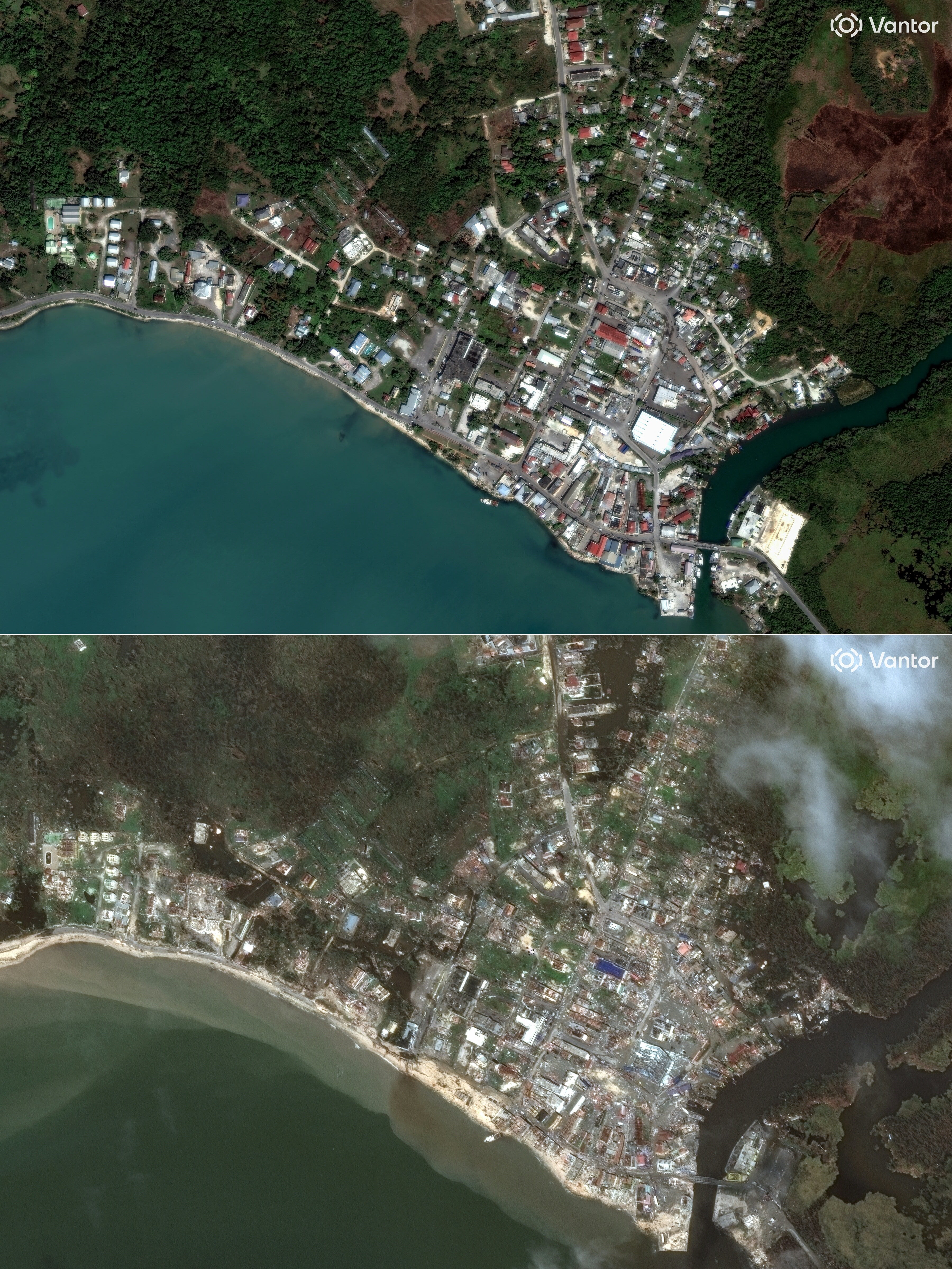 Huracán Melissa: imágenes satelitales muestran la destrucción vista desde el espacio en Jamaica; vea las fotos