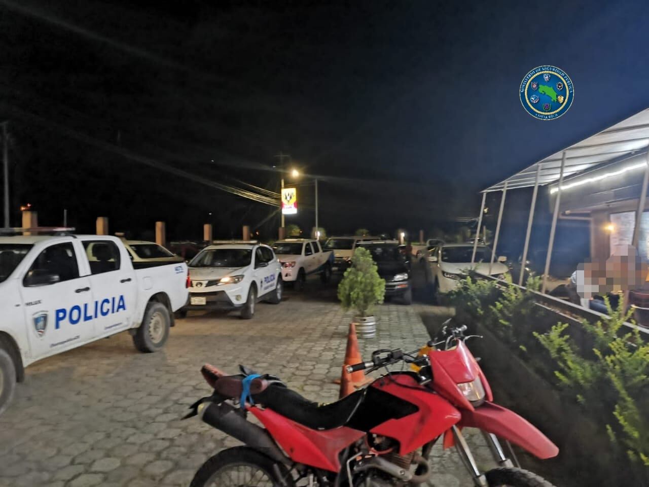 Autoridades intervienen actividad clandestina en San Pedro de Montes de Oca. Foto MSP.