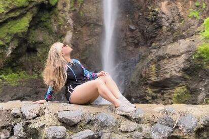 Sofía Chaverri disfrutó al máximo su aventura.