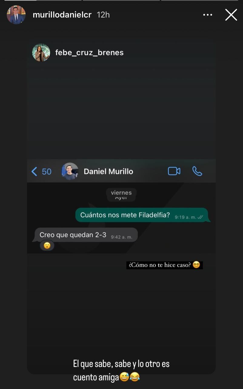 Daniel Murillo mostró cómo le acertó al resultado del partido de Saprissa.