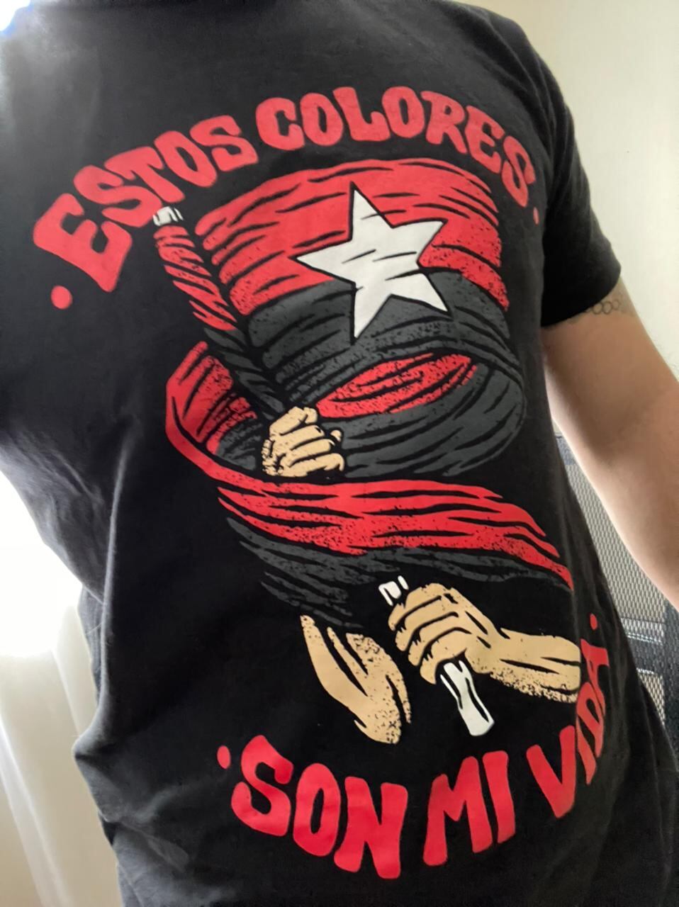 Camiseta Liga, "Estos colores son mi vida"