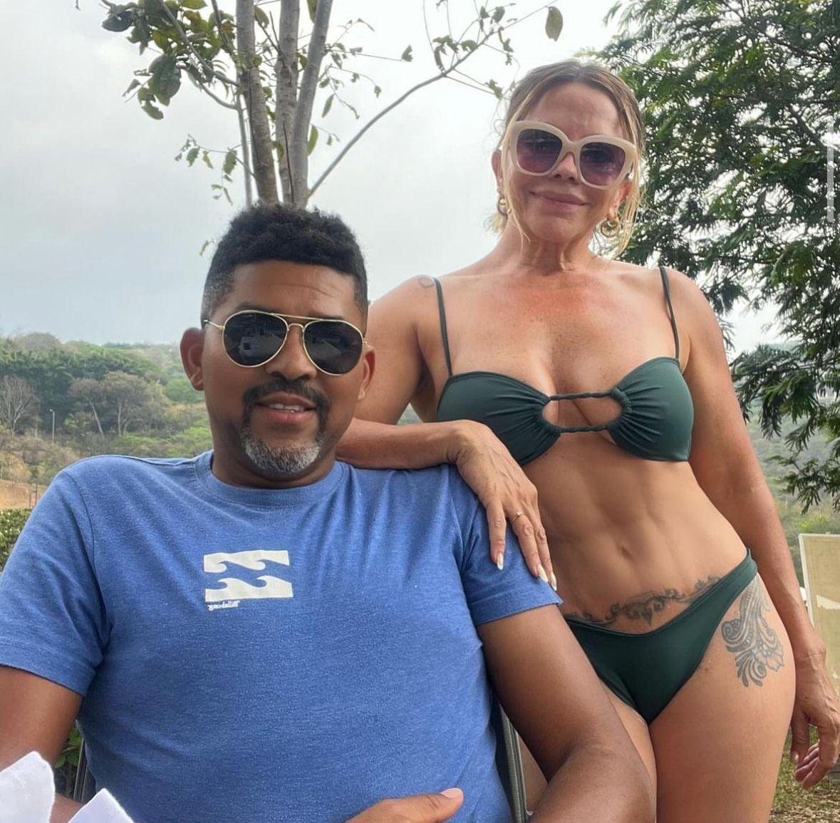 Austin Berry y novia