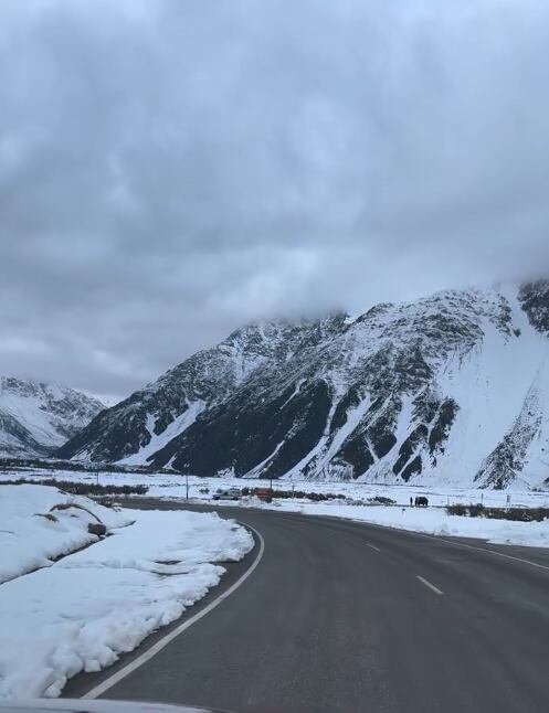 Youstin Salas y su familia le sacaron el jugo a su corta estadía en Nueva Zelanda. Instagram.