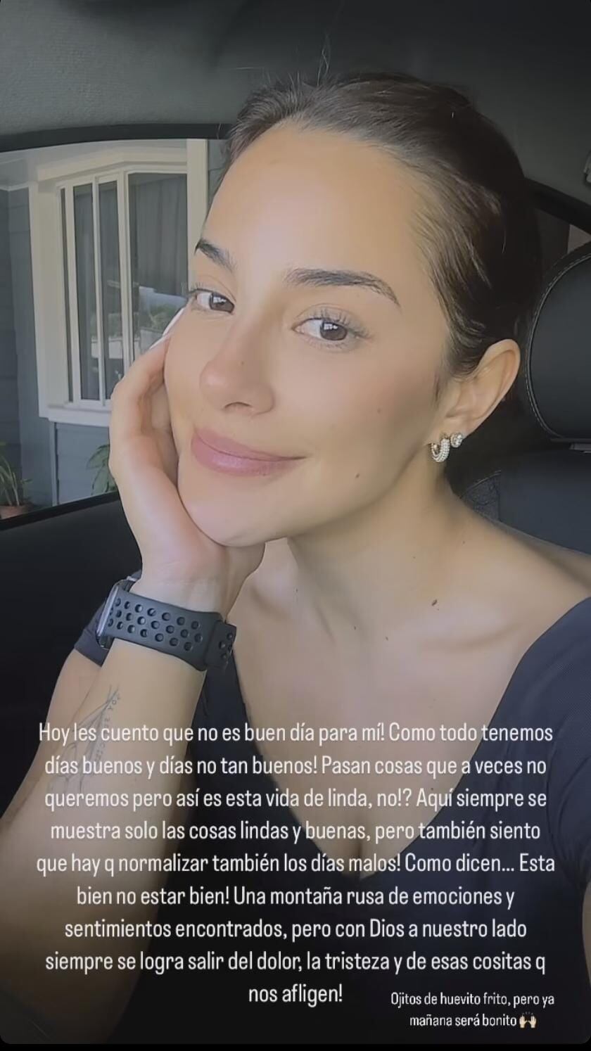 Kimberly Loaiza abrió su corazón y confesó que pasa un duro momento