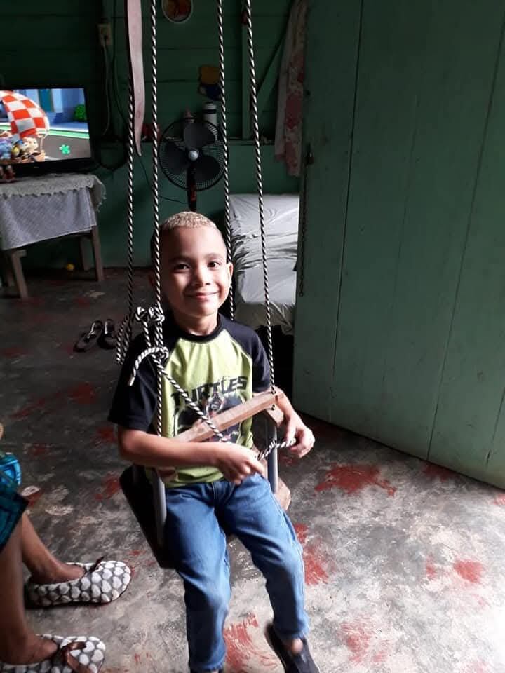 Luis Aguirre, niño inocente fallecido en Nicoya. Foto autorizada por Merelyn López, mamá del niño.