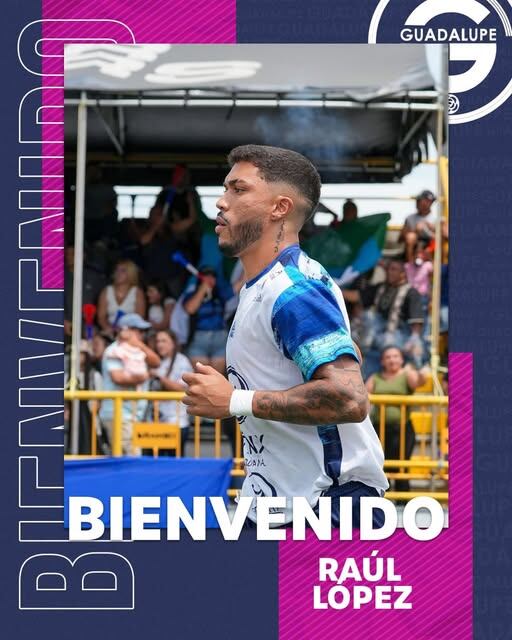 Guadalupe FC se sigue reforzando y presentó a su nuevo fichaje, para el Apertura 2025. Facebook GFC.
